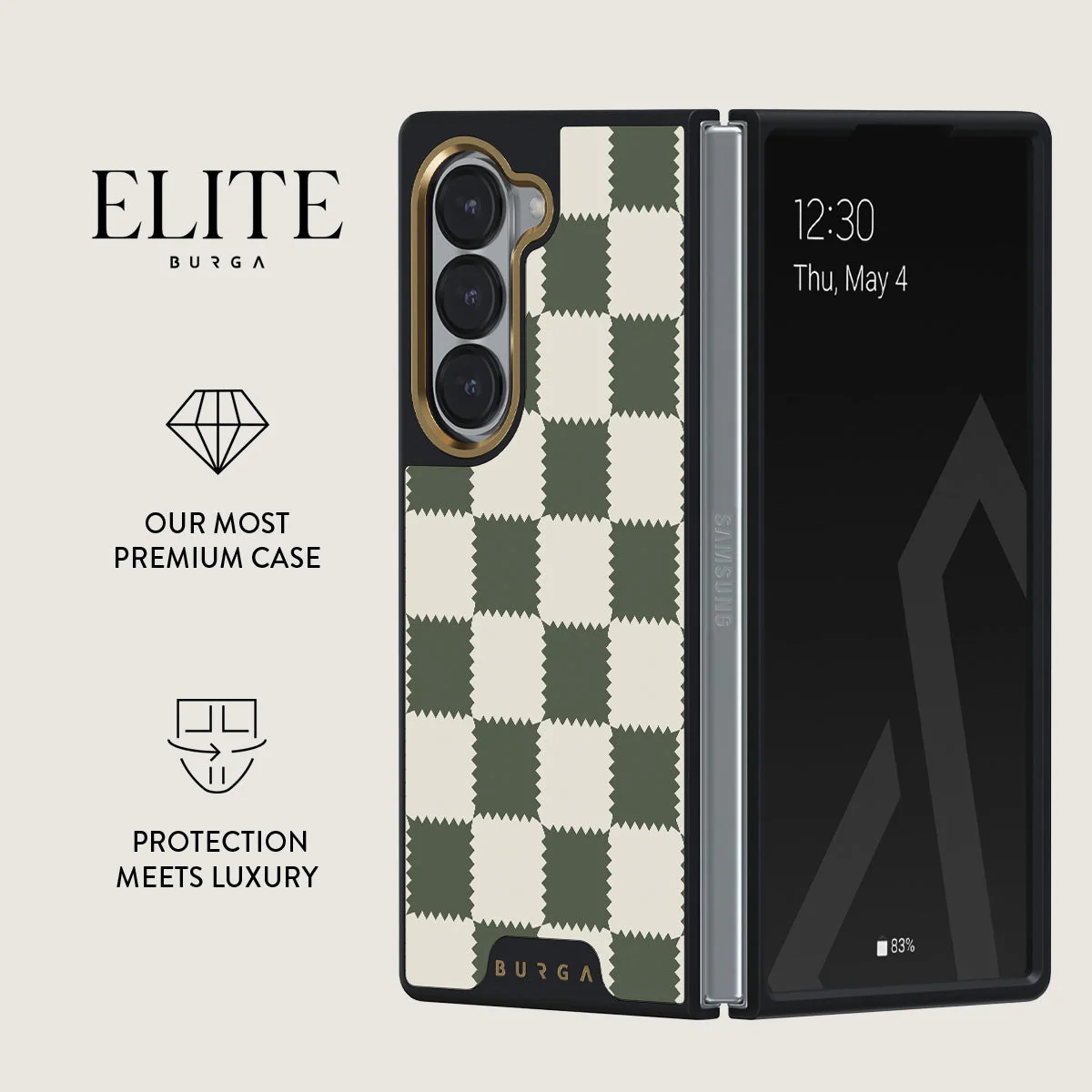 Retro Grid - Samsung Galaxy Z Fold 6 Case - Image 2