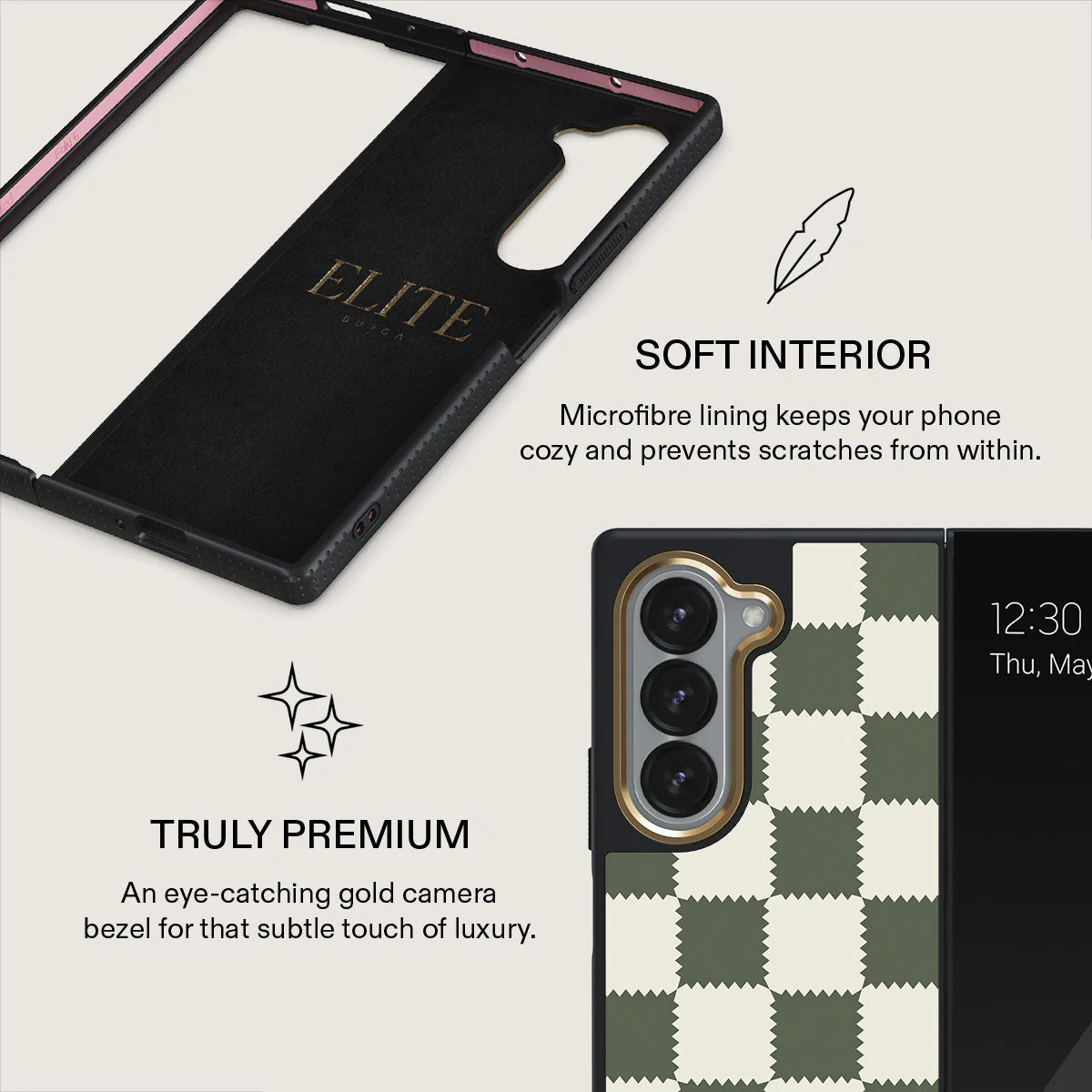 Retro Grid - Samsung Galaxy Z Fold 6 Case - Image 6