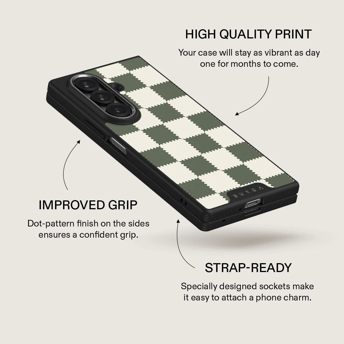 Retro Grid - Samsung Galaxy Z Fold 7 Case - Image 12