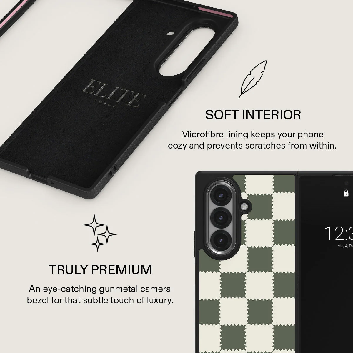 Retro Grid - Samsung Galaxy Z Fold 7 Case - Image 13