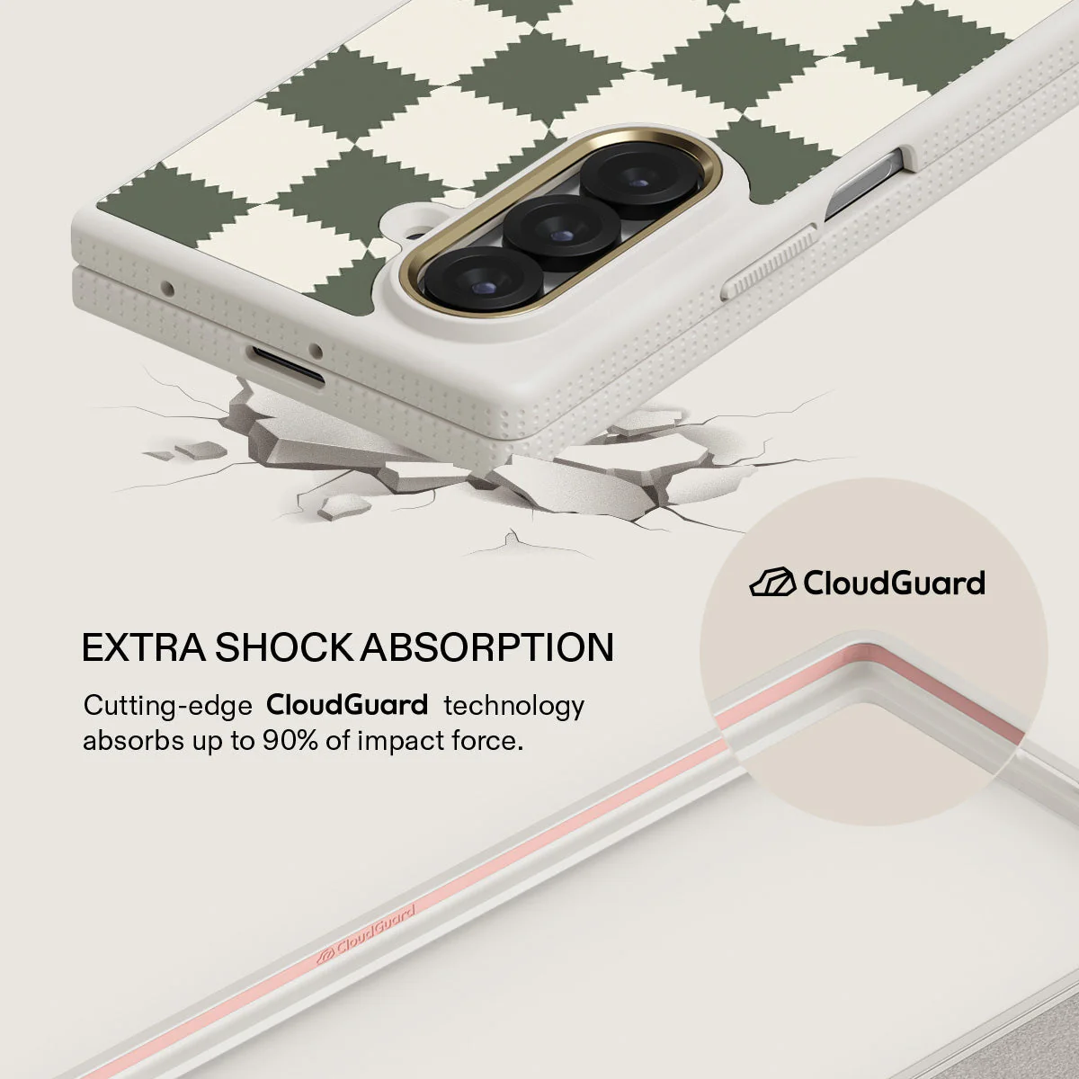 Retro Grid - Samsung Galaxy Z Fold 7 Case - Image 17