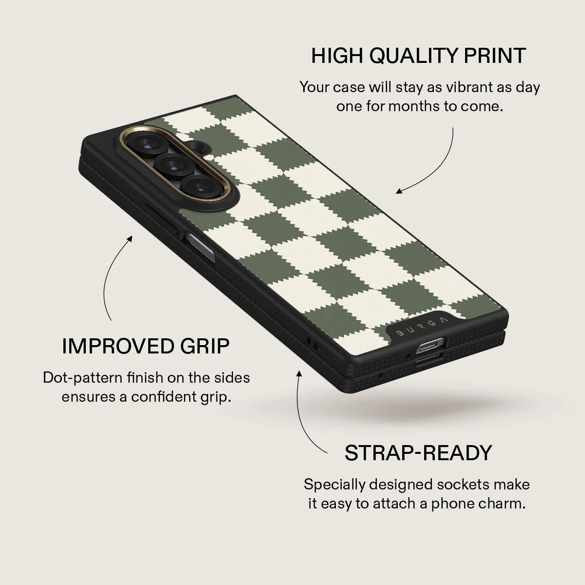 Retro Grid - Samsung Galaxy Z Fold 7 Case - Image 5
