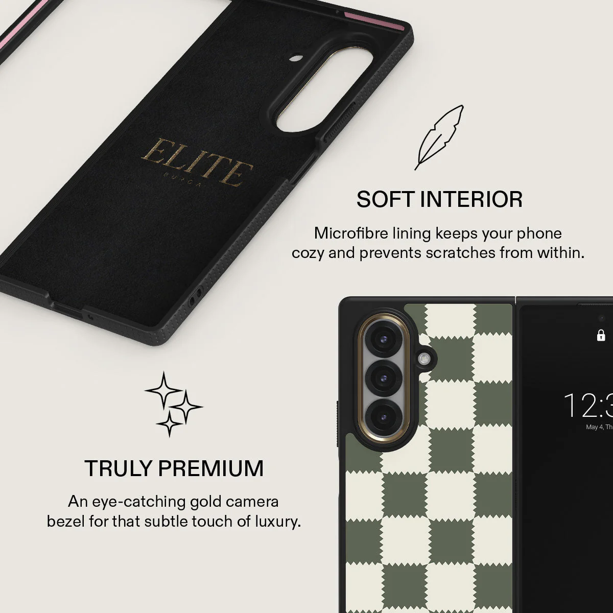 Retro Grid - Samsung Galaxy Z Fold 7 Case - Image 6