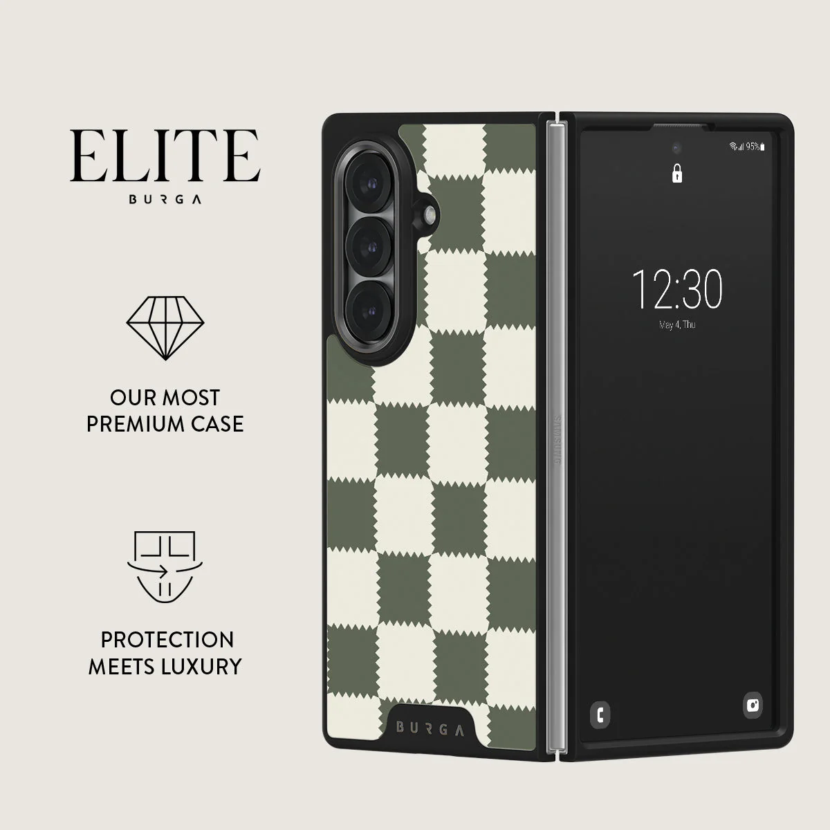 Retro Grid - Samsung Galaxy Z Fold 7 Case - Image 9