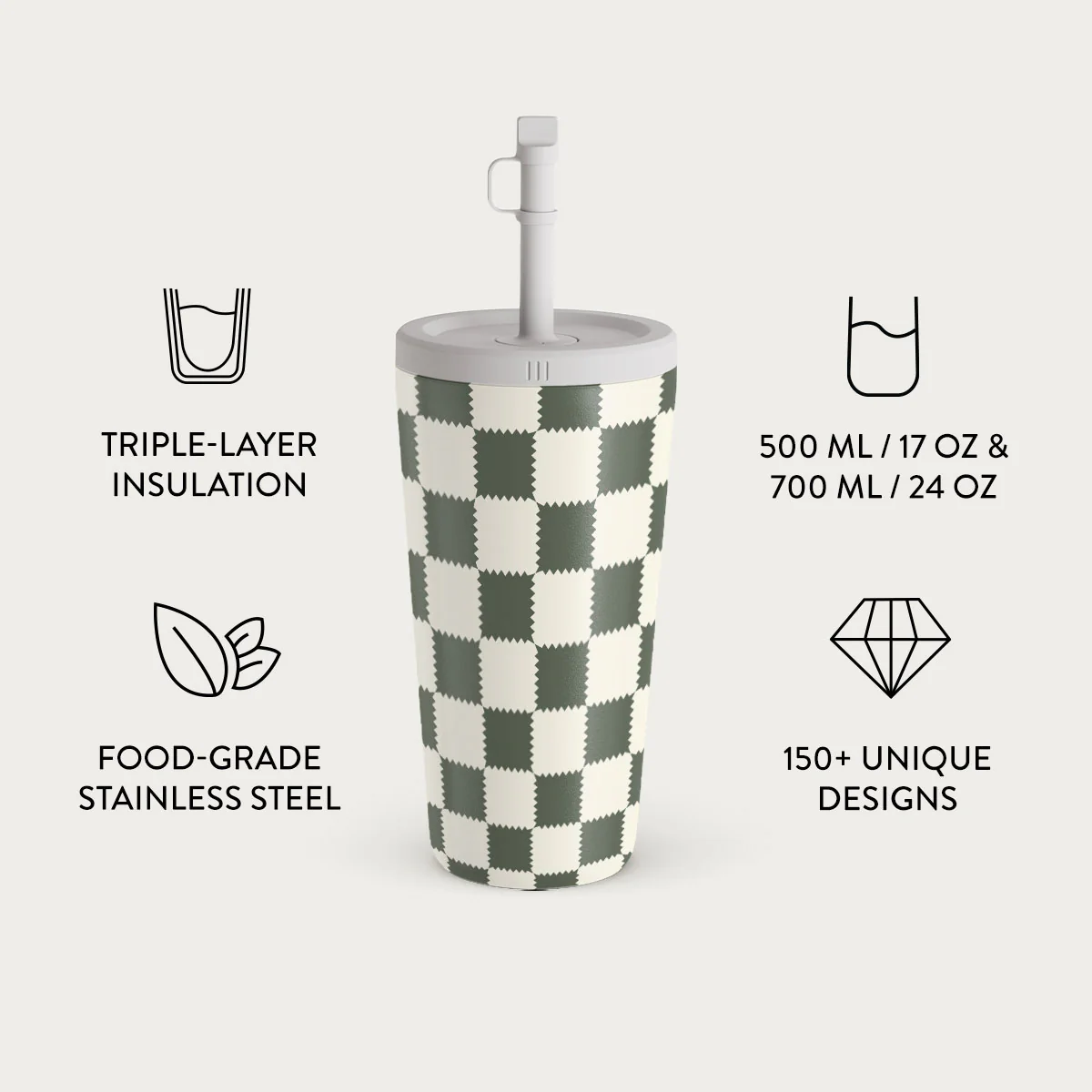 Retro Grid - Travel Mug - Image 8