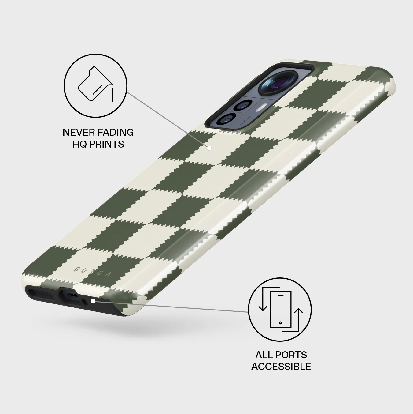 Retro Grid - Xiaomi 12 Case - Image 3