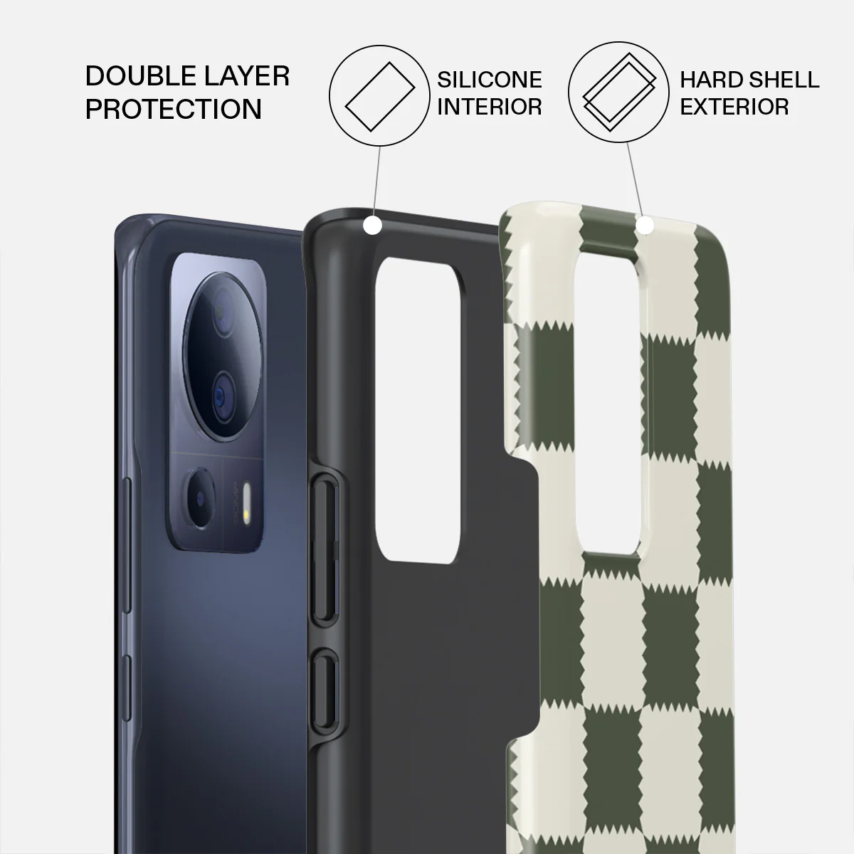 Retro Grid - Xiaomi 13 Lite Case - Image 2