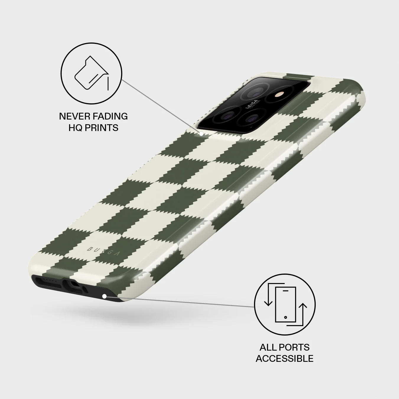 Retro Grid - Xiaomi 14 Pro Case - Image 3