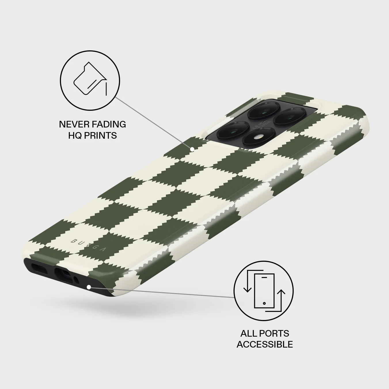 Retro Grid - Xiaomi 14T Case - Image 3
