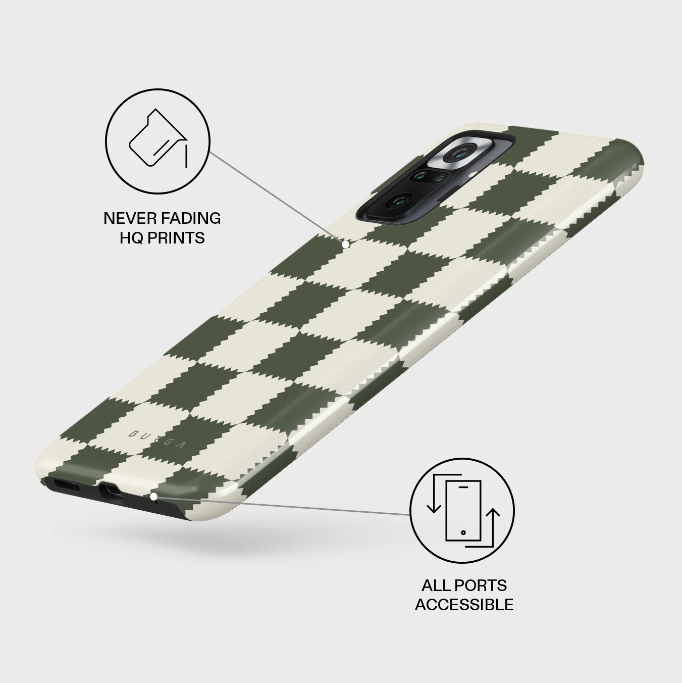 Retro Grid - Xiaomi Redmi Note 10 Pro Case - Image 3
