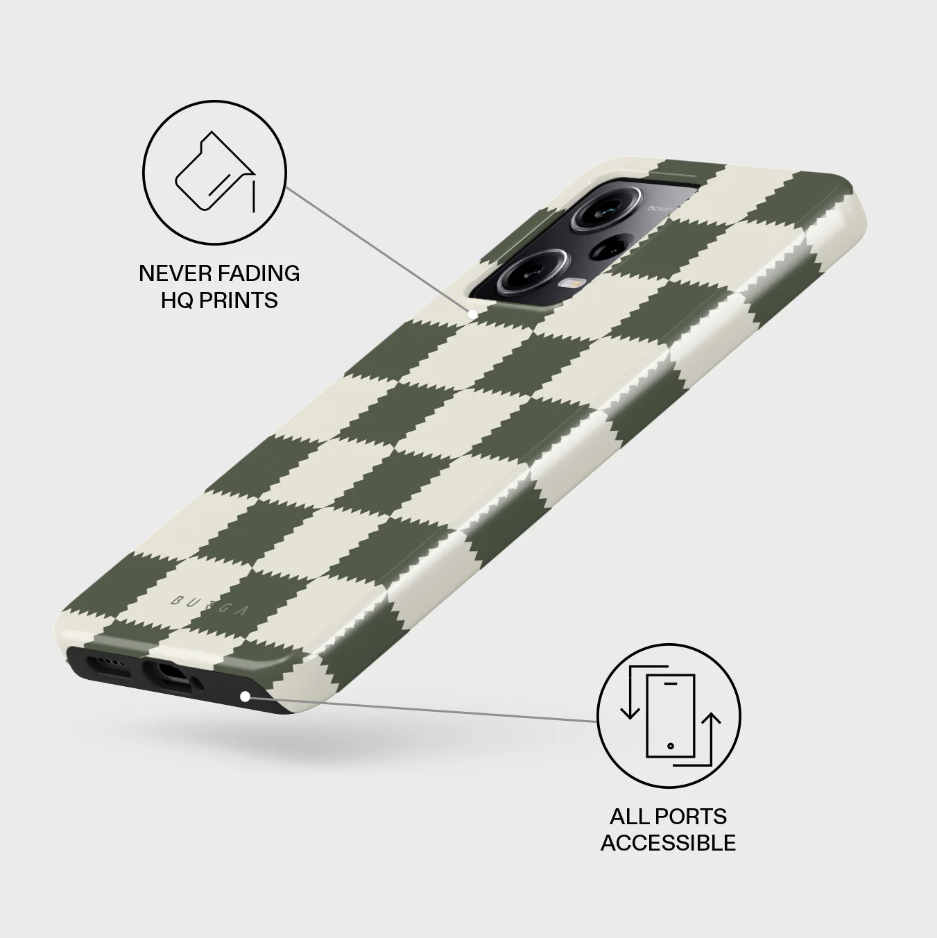 Retro Grid - Xiaomi Redmi Note 12 Pro 5G Case - Image 3