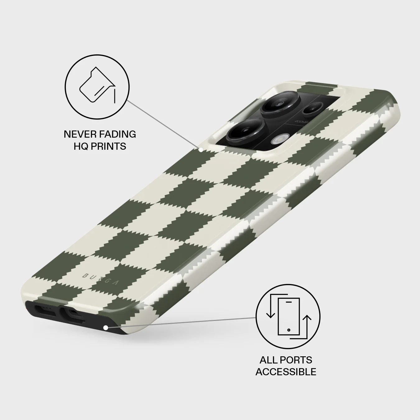 Retro Grid - Xiaomi Redmi Note 13 Pro 5G Case - Image 3