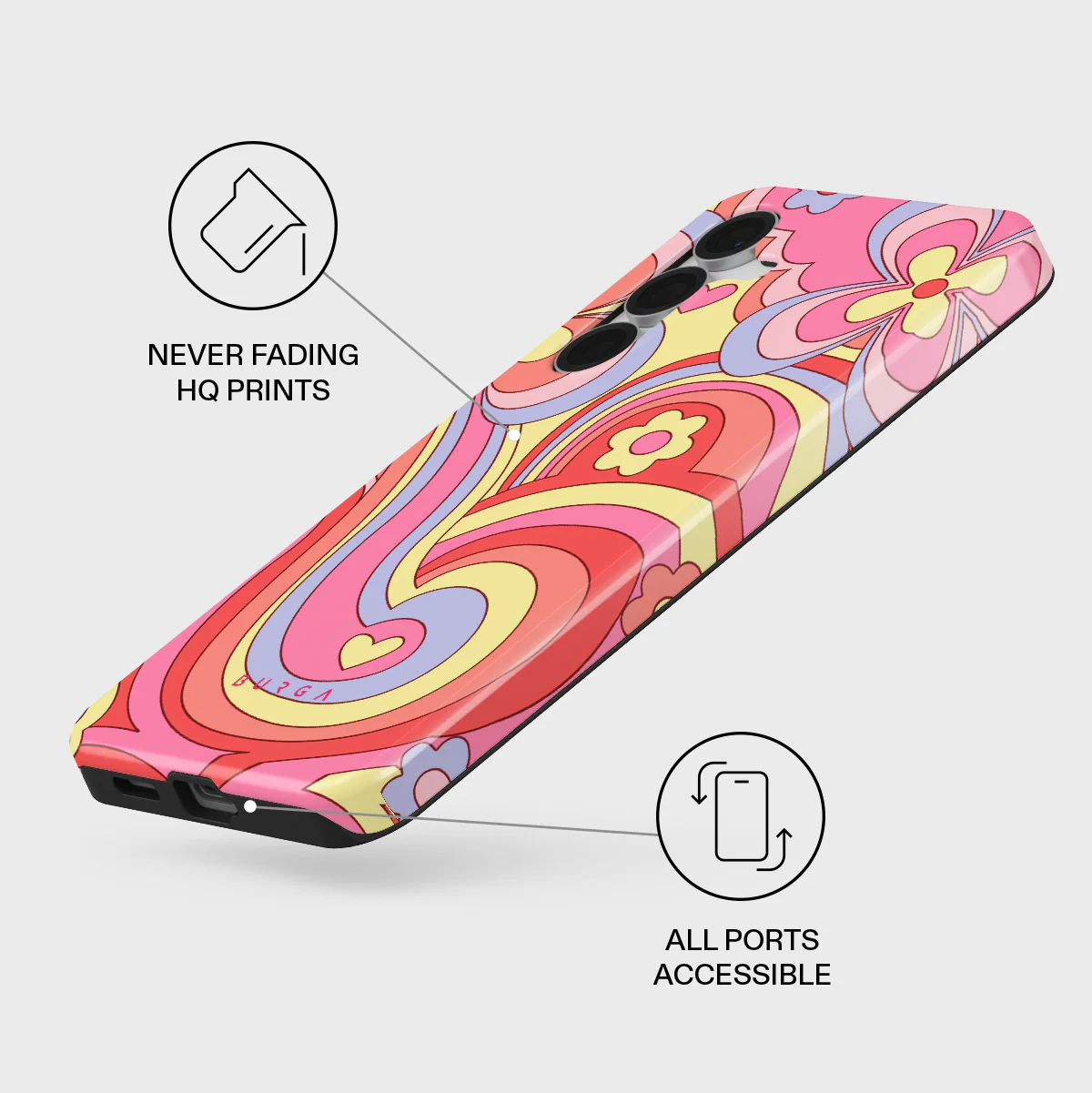 Roller Disco - Samsung Galaxy S25 FE Case - Image 3