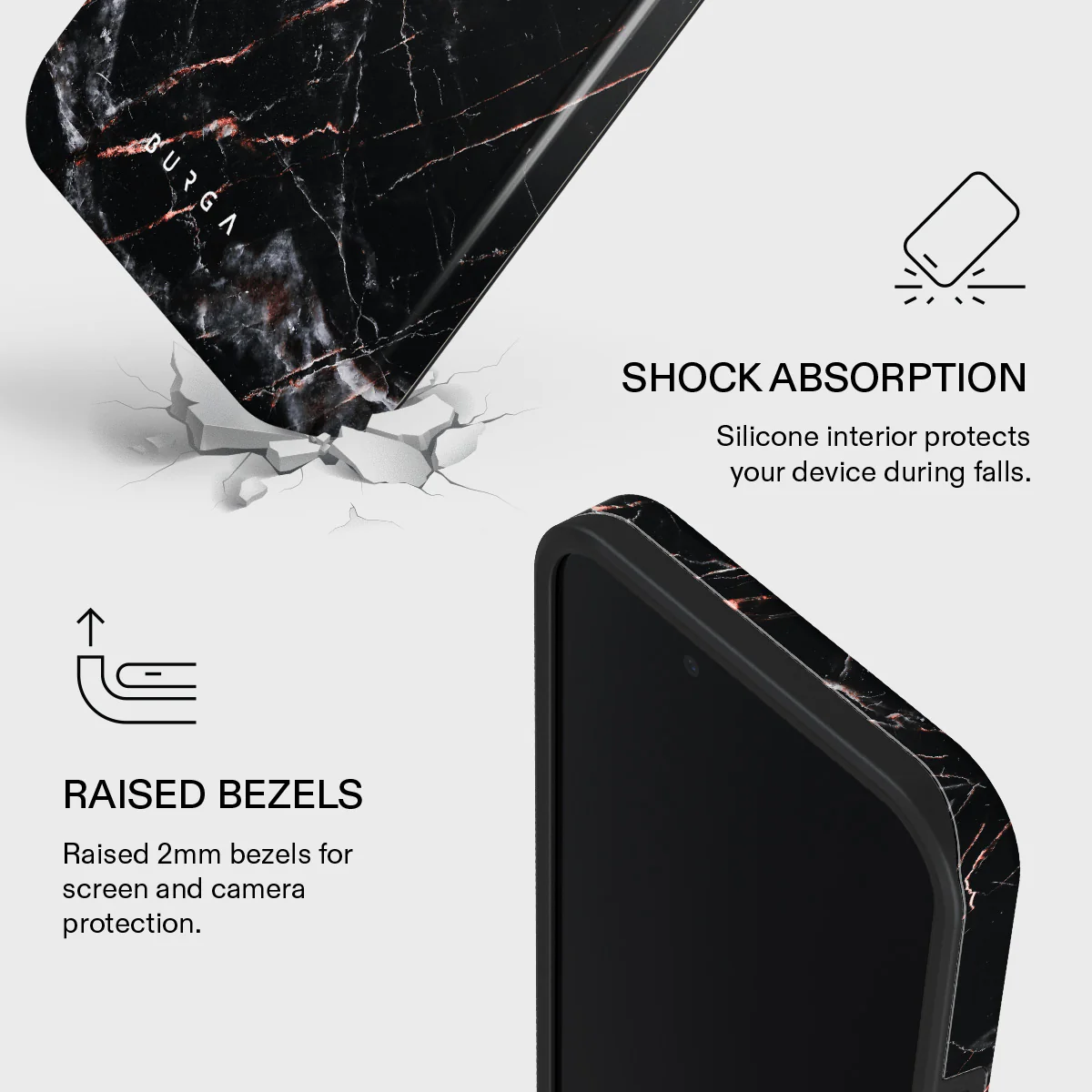 Rose Gold Marble - iPhone 17e Case - Image 4