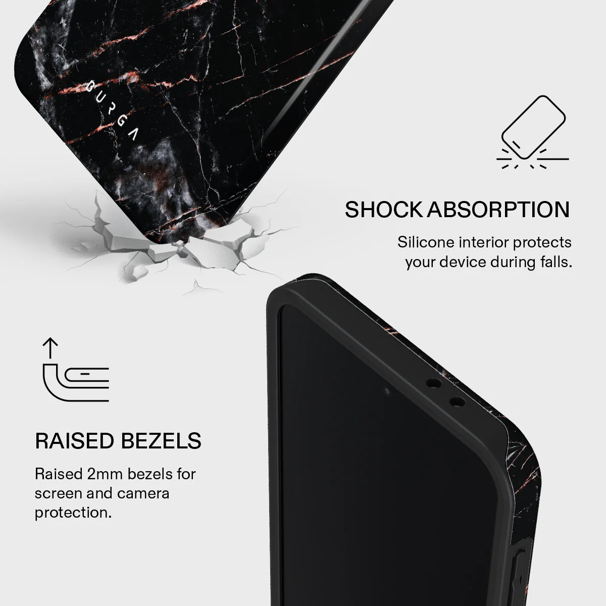 Rose Gold Marble - Samsung Galaxy A37 5G Case - Image 4