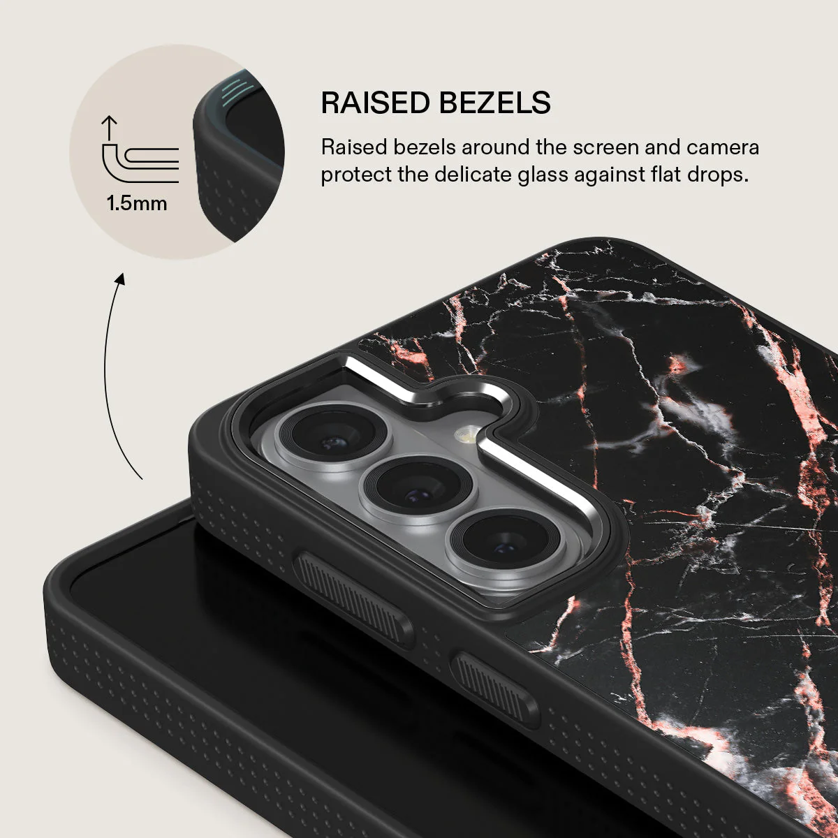 Rose Gold Marble - Samsung Galaxy S26 Case - Image 15
