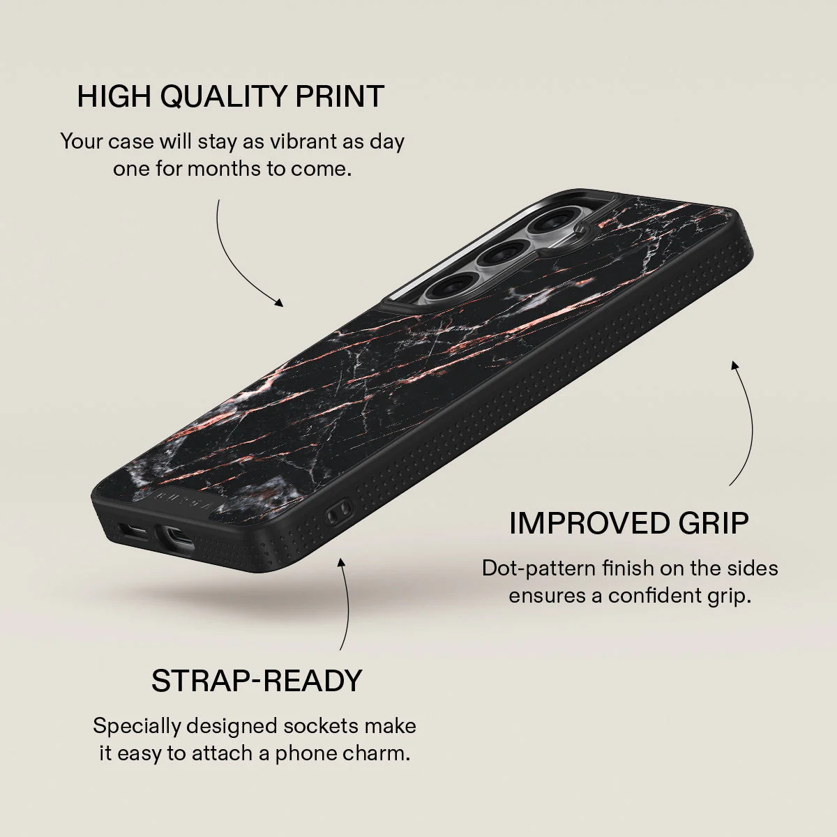 Rose Gold Marble - Samsung Galaxy S26 Case - Image 16