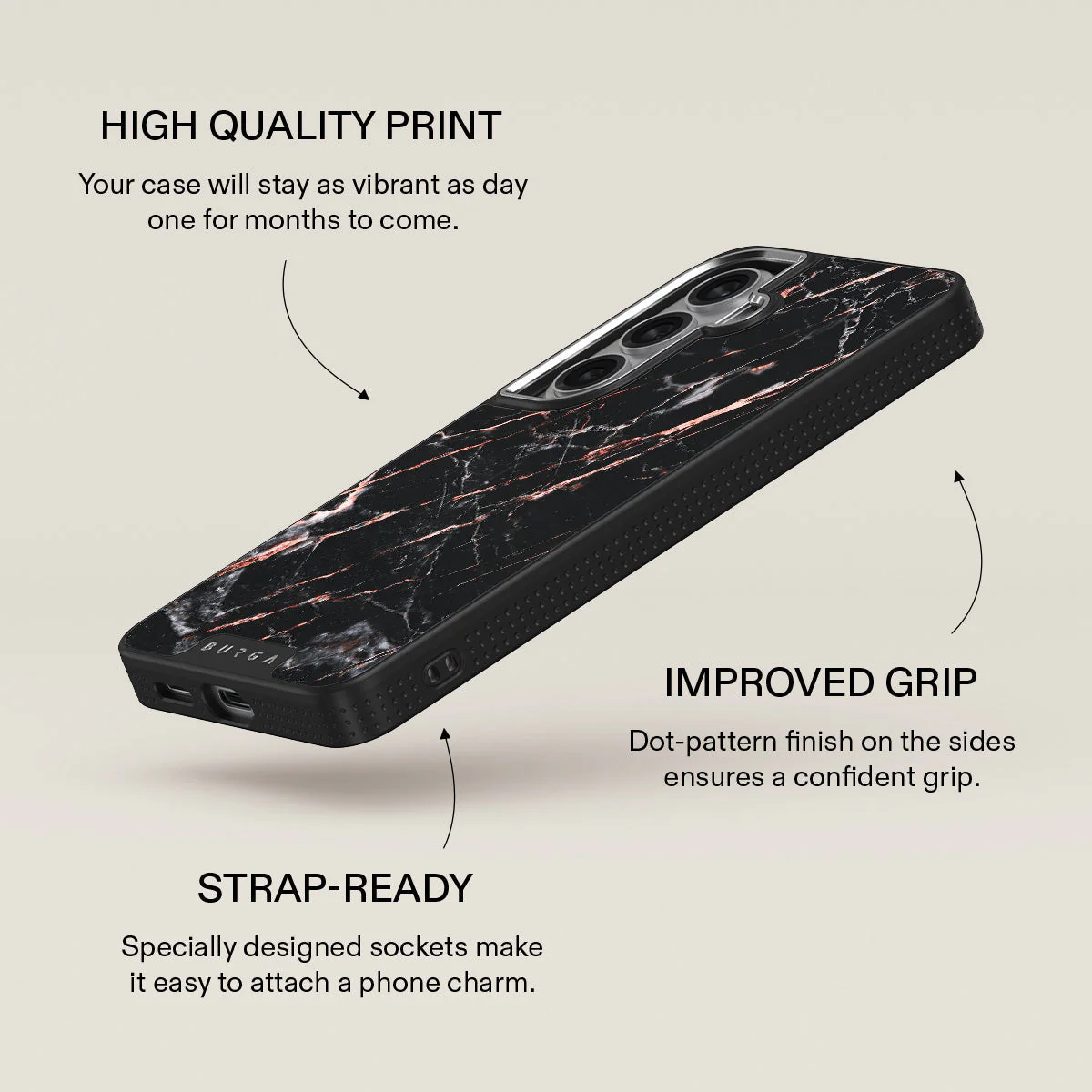 Rose Gold Marble - Samsung Galaxy S26 Case - Image 23