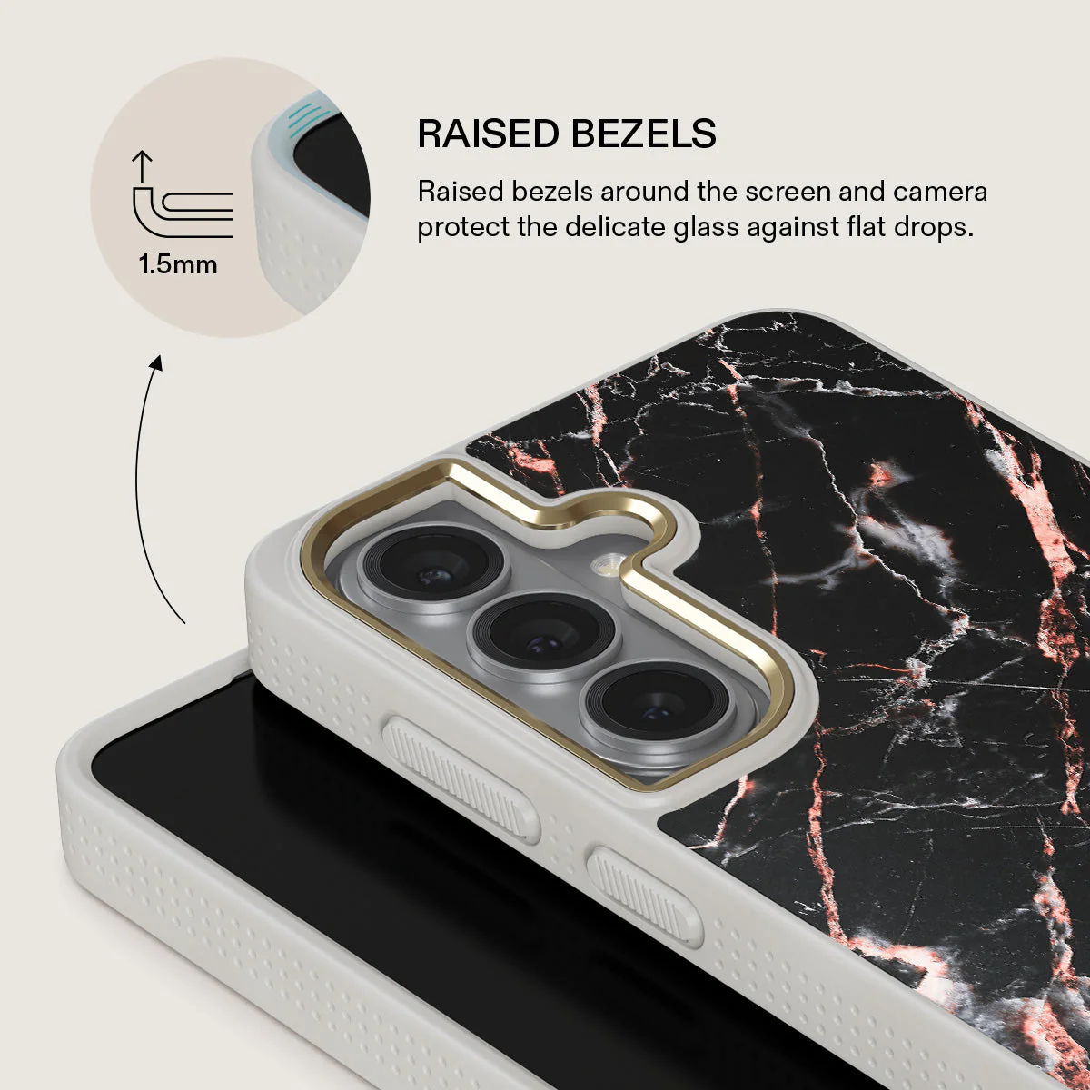 Rose Gold Marble - Samsung Galaxy S26 Case - Image 29
