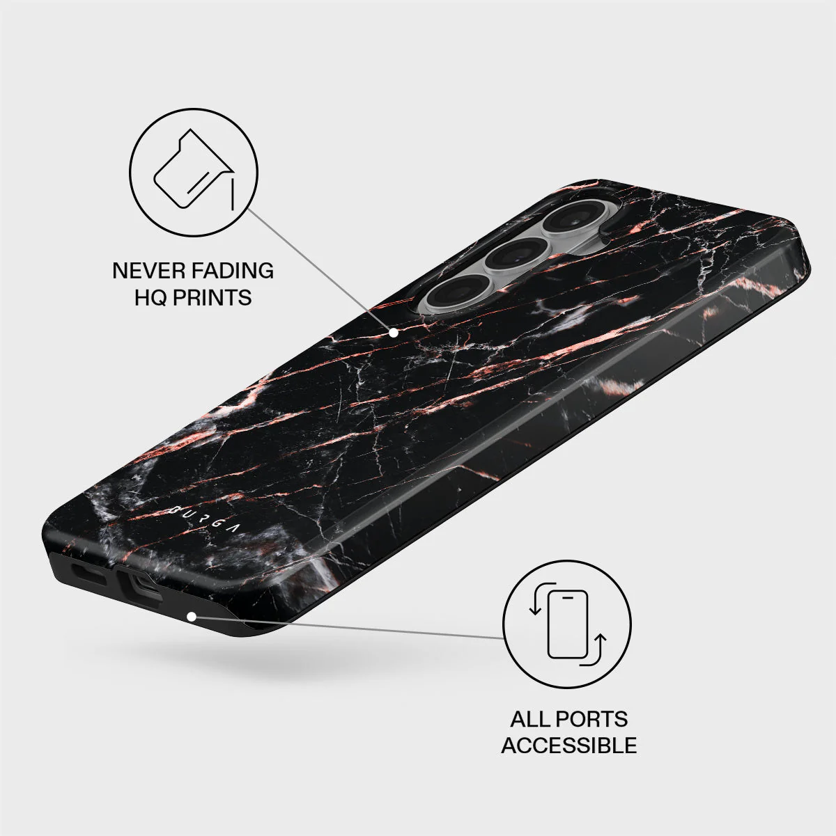 Rose Gold Marble - Samsung Galaxy S26 Case - Image 3