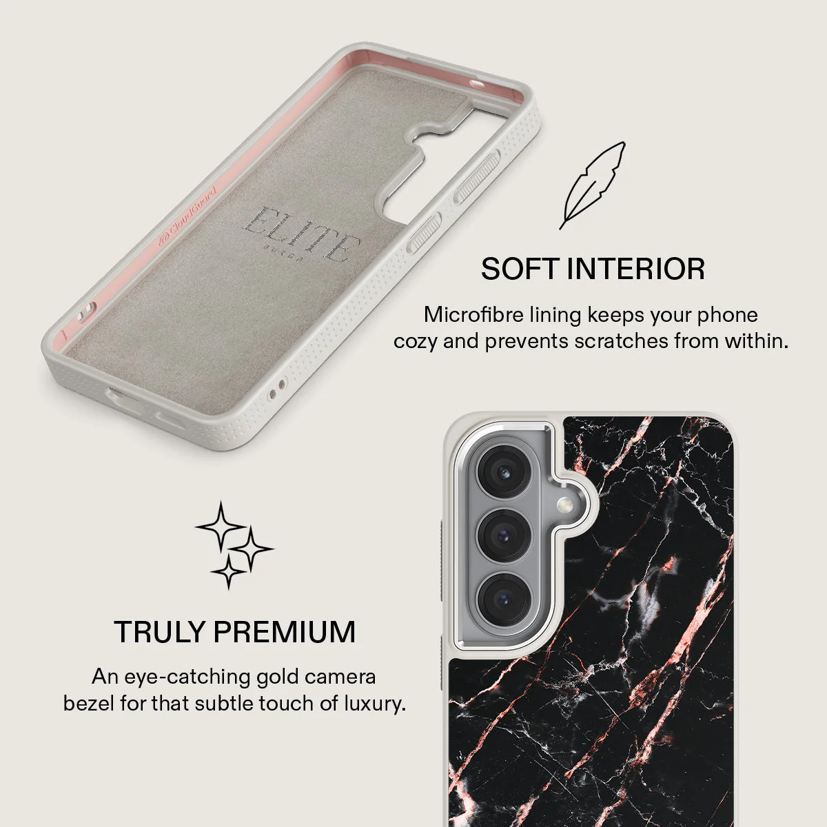 Rose Gold Marble - Samsung Galaxy S26 Case - Image 38