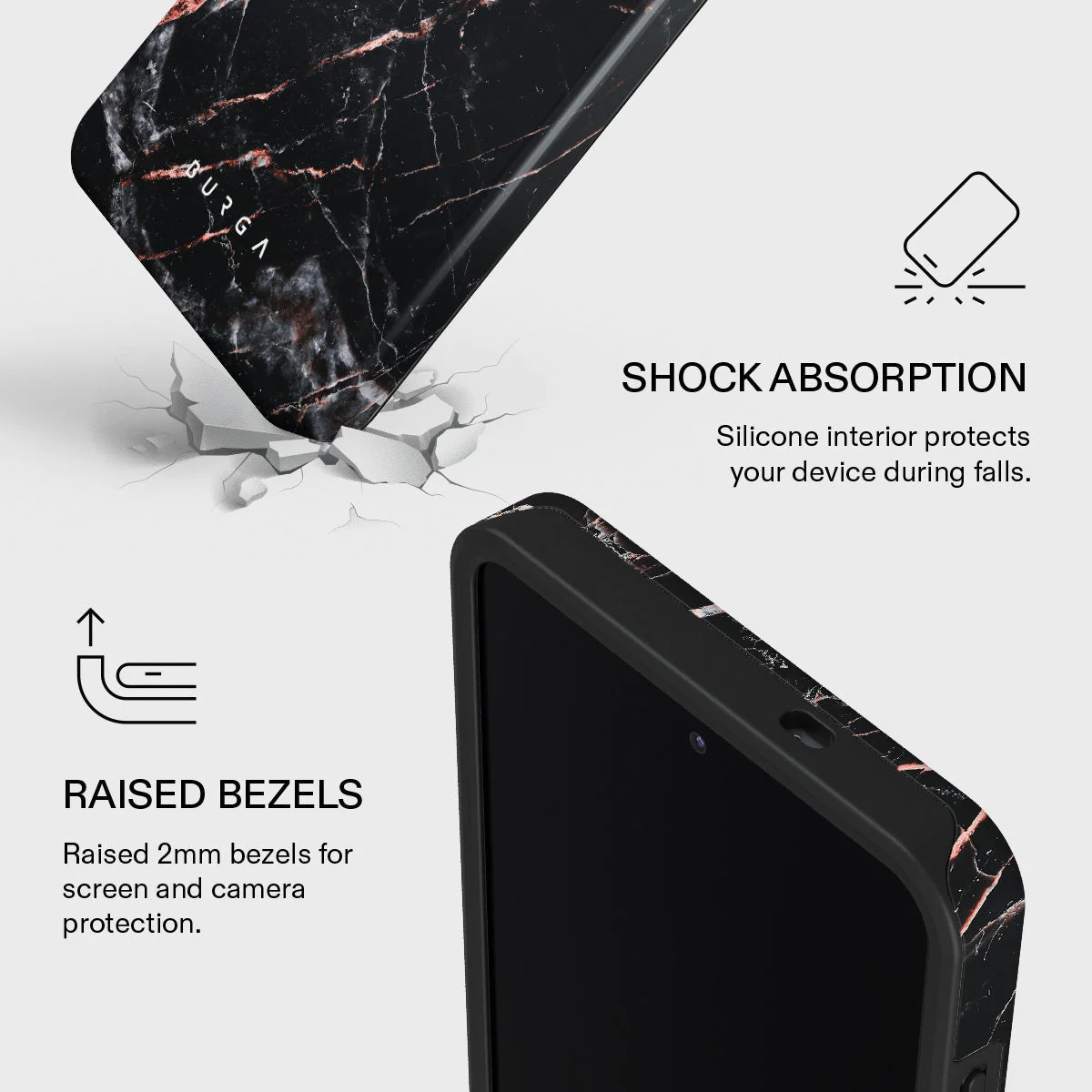 Rose Gold Marble - Samsung Galaxy S26 Case - Image 4