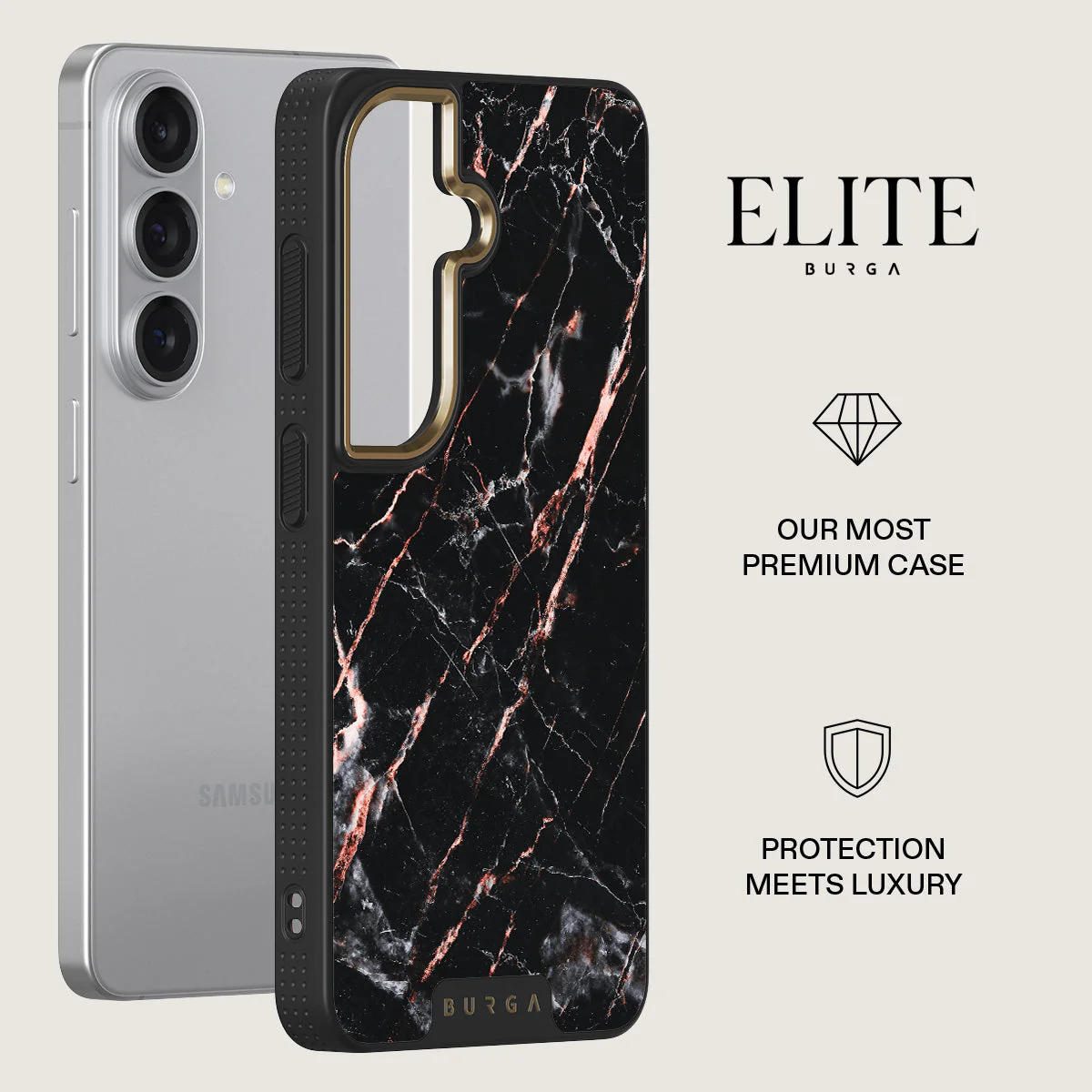 Rose Gold Marble - Samsung Galaxy S26 Case - Image 6