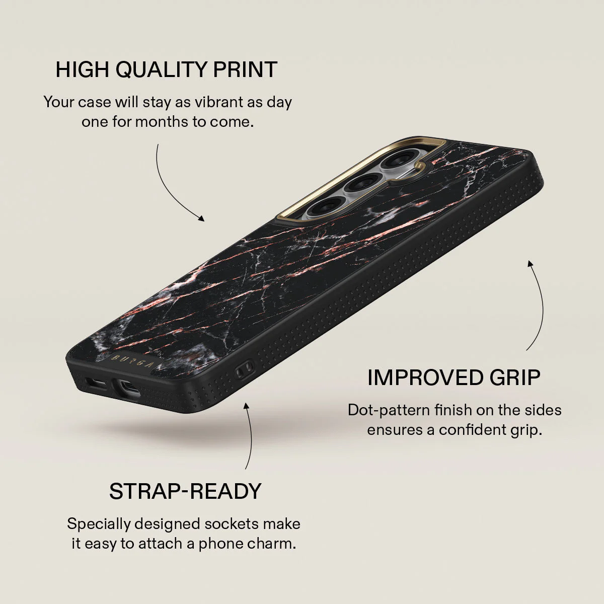 Rose Gold Marble - Samsung Galaxy S26 Case - Image 9