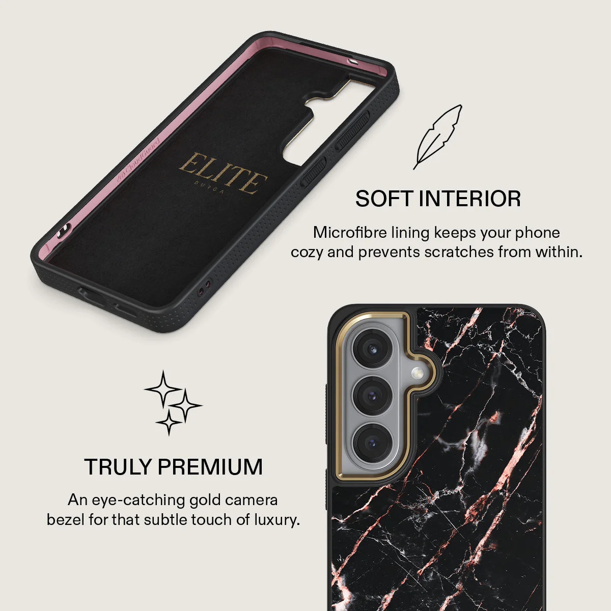 Rose Gold Marble - Samsung Galaxy S26 Plus Case - Image 10