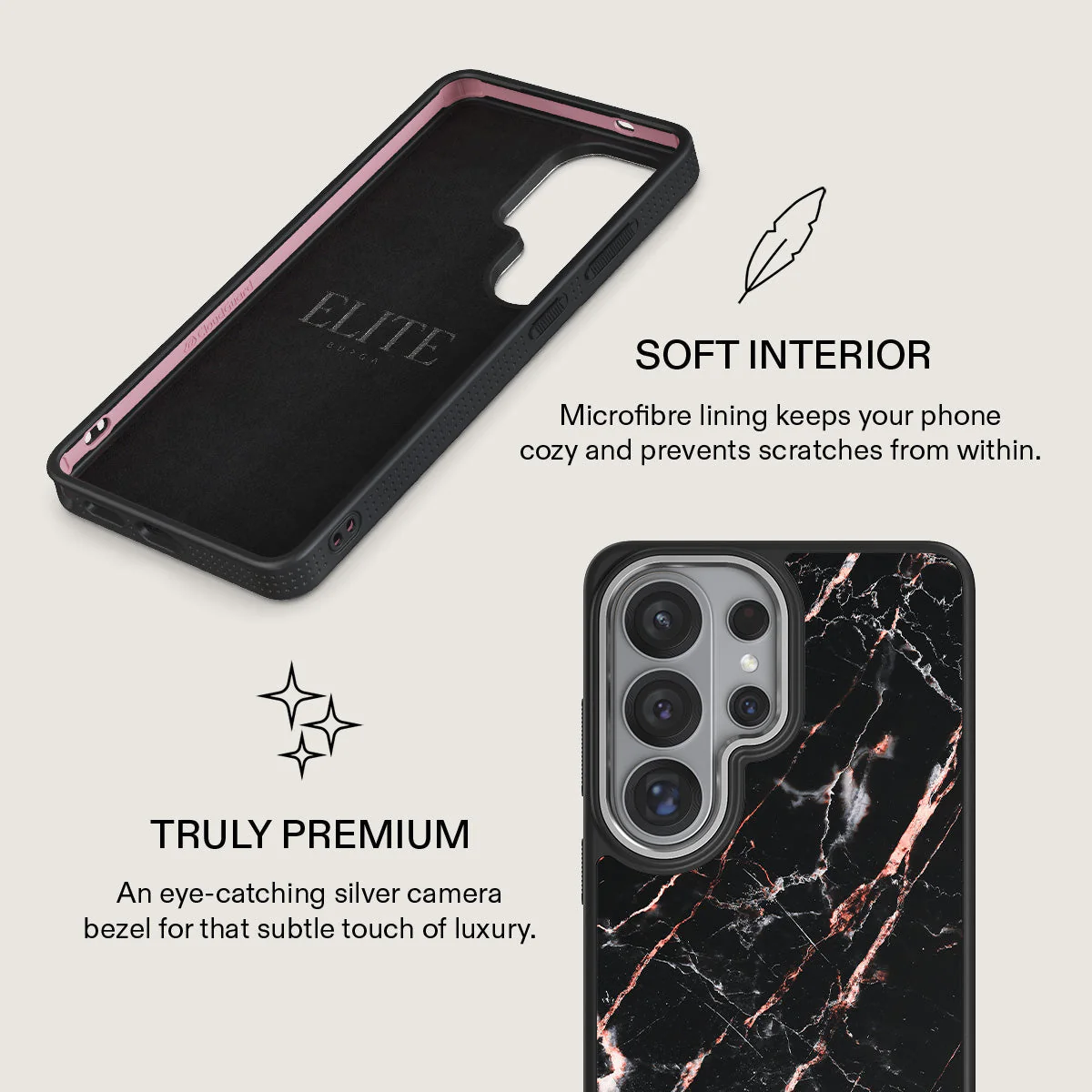 Rose Gold Marble - Samsung Galaxy S26 Ultra Case - Image 24