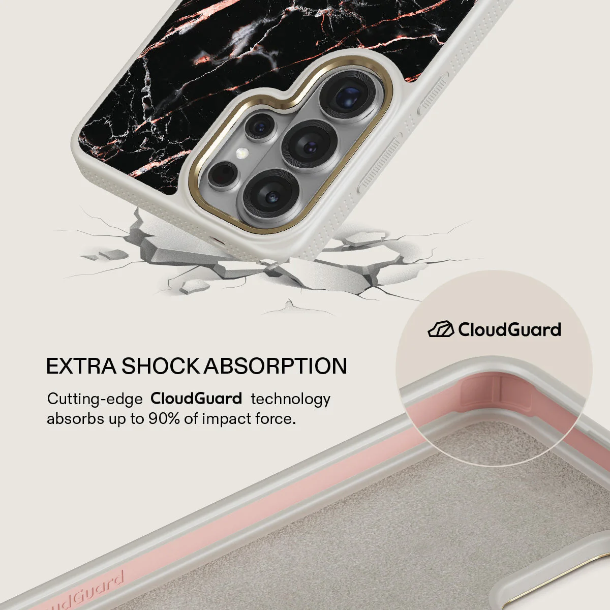 Rose Gold Marble - Samsung Galaxy S26 Ultra Case - Image 28