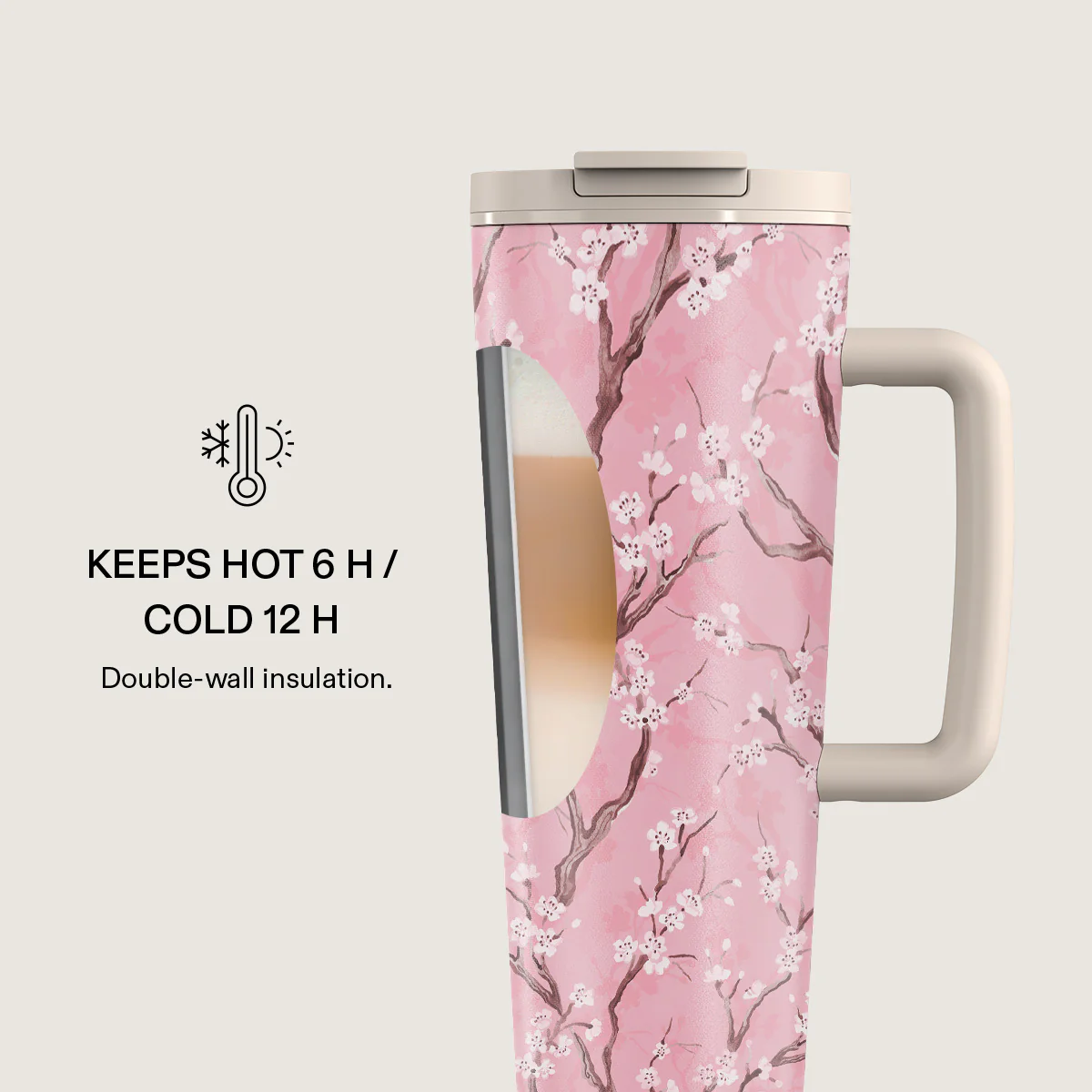 Sakura - EasyGrip Travel Mug - Image 4