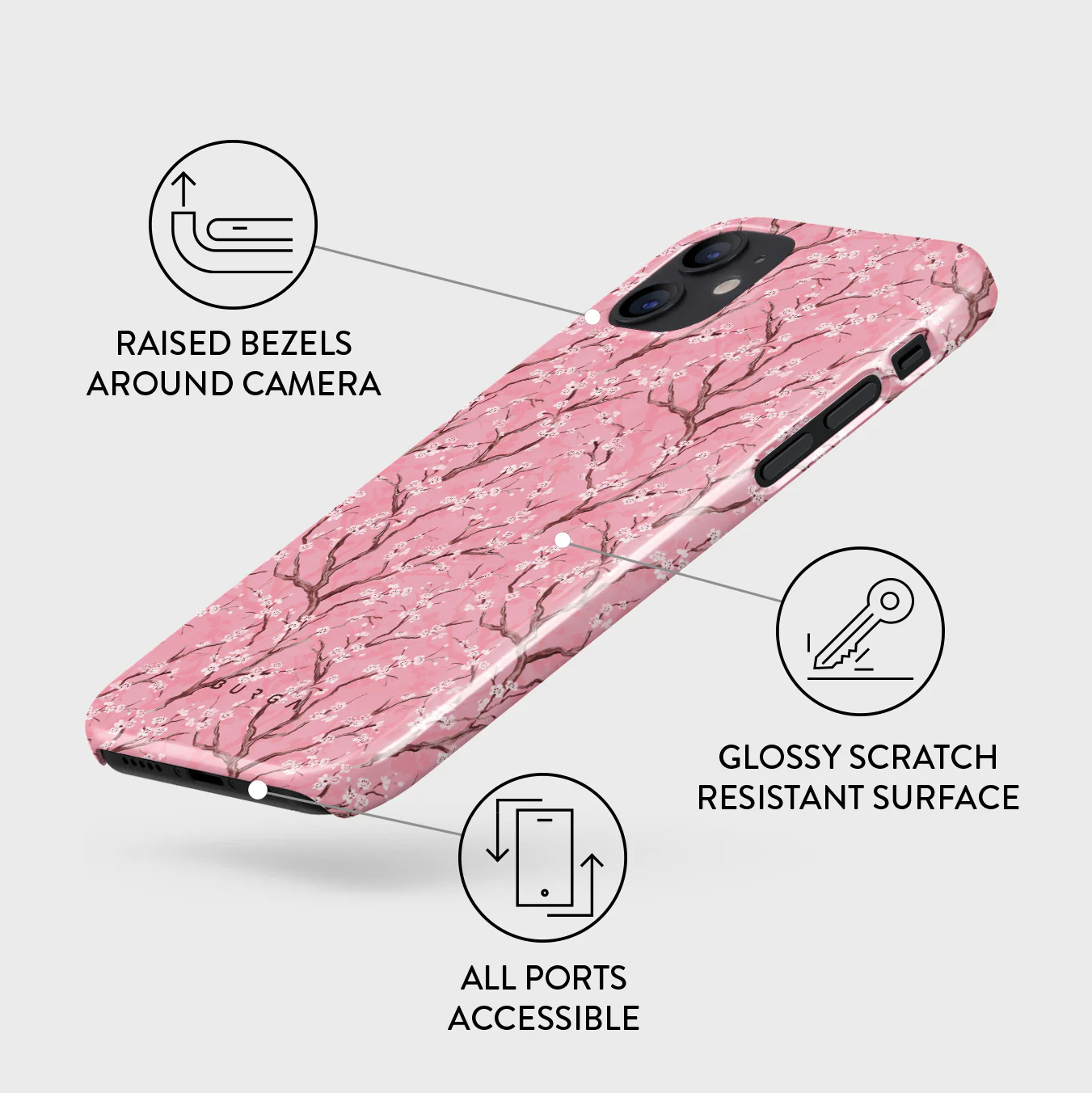 Sakura - iPhone 12 Mini Case - Image 3