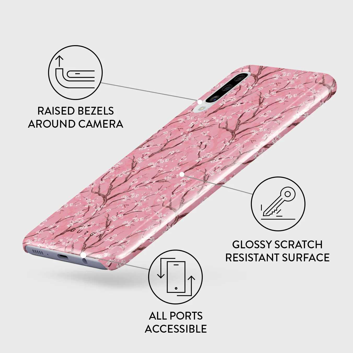 Sakura - Samsung Galaxy A50 Case - Image 3