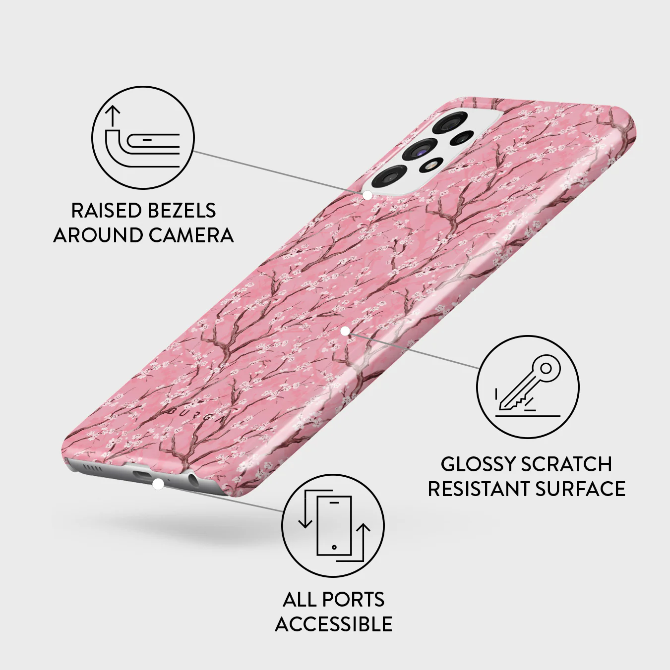 Sakura - Samsung Galaxy A72 4G / 5G Case - Image 3