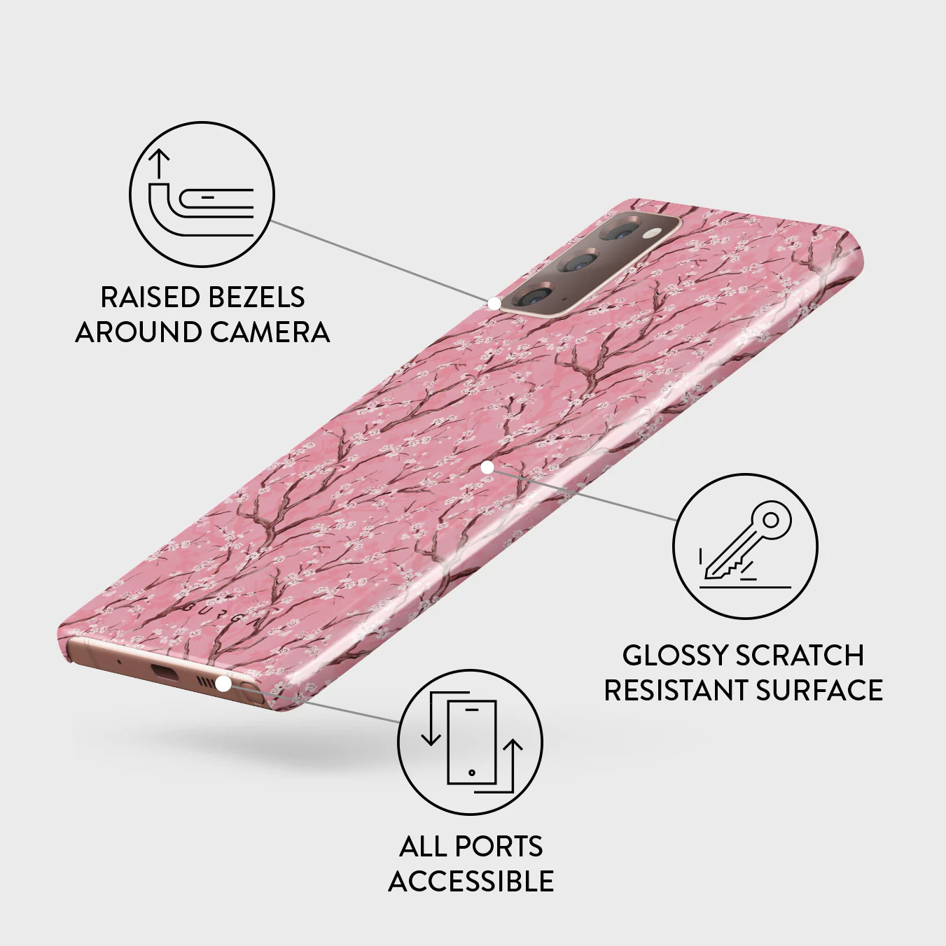 Sakura - Samsung Galaxy Note 20 4G / 5G Case - Image 3