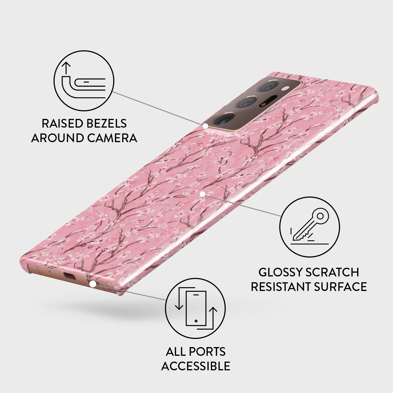 Sakura - Samsung Galaxy Note 20 Ultra 4G / 5G Case - Image 3