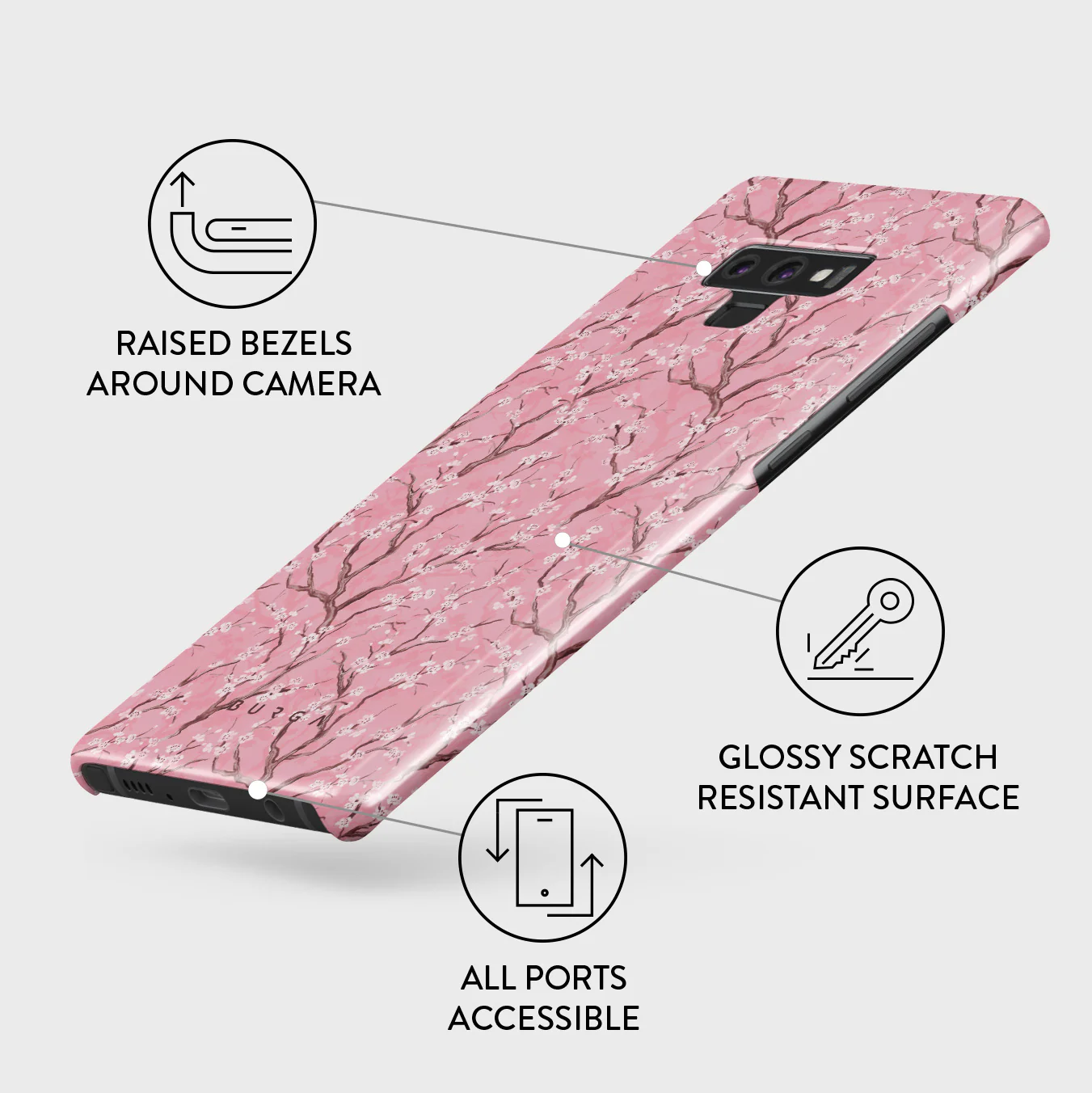 Sakura - Samsung Galaxy Note 9 Case - Image 3