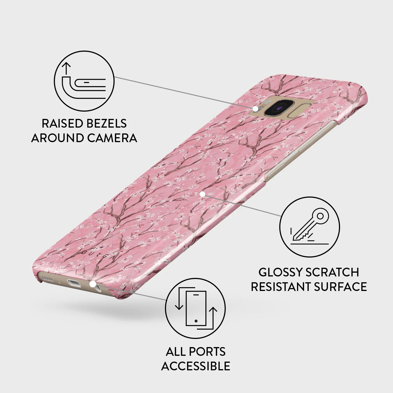 Sakura - Samsung Galaxy S8 Case - Image 3