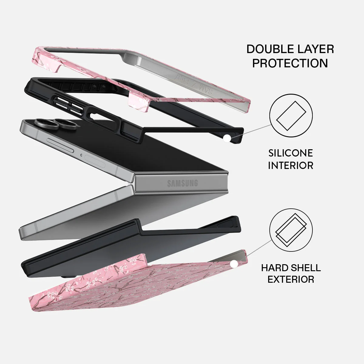 Sakura - Samsung Galaxy Z Flip 7 Case - Image 2