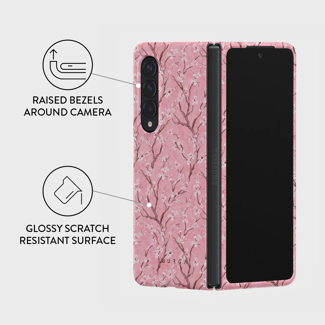 Sakura - Samsung Galaxy Z Fold 3 Case - Image 3