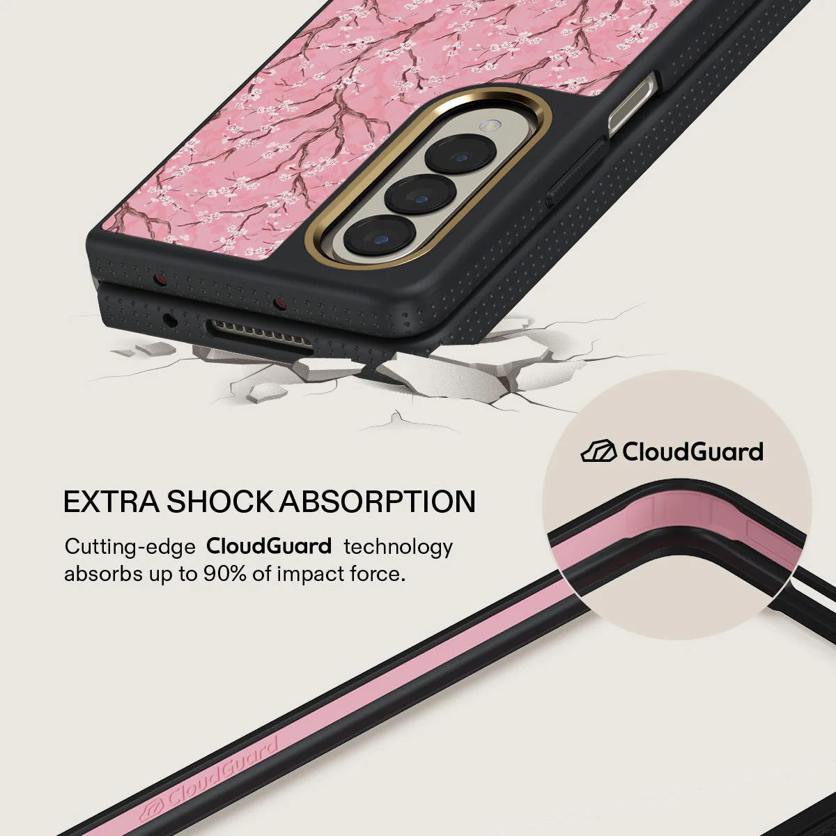 Sakura - Samsung Galaxy Z Fold 4 Case - Image 8