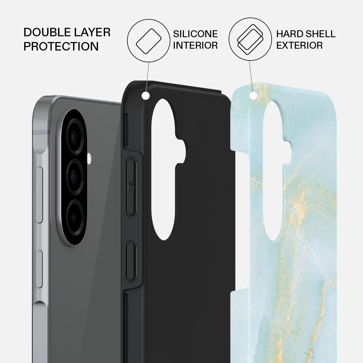 Sea Salt - Samsung Galaxy A57 5G Case - Image 2