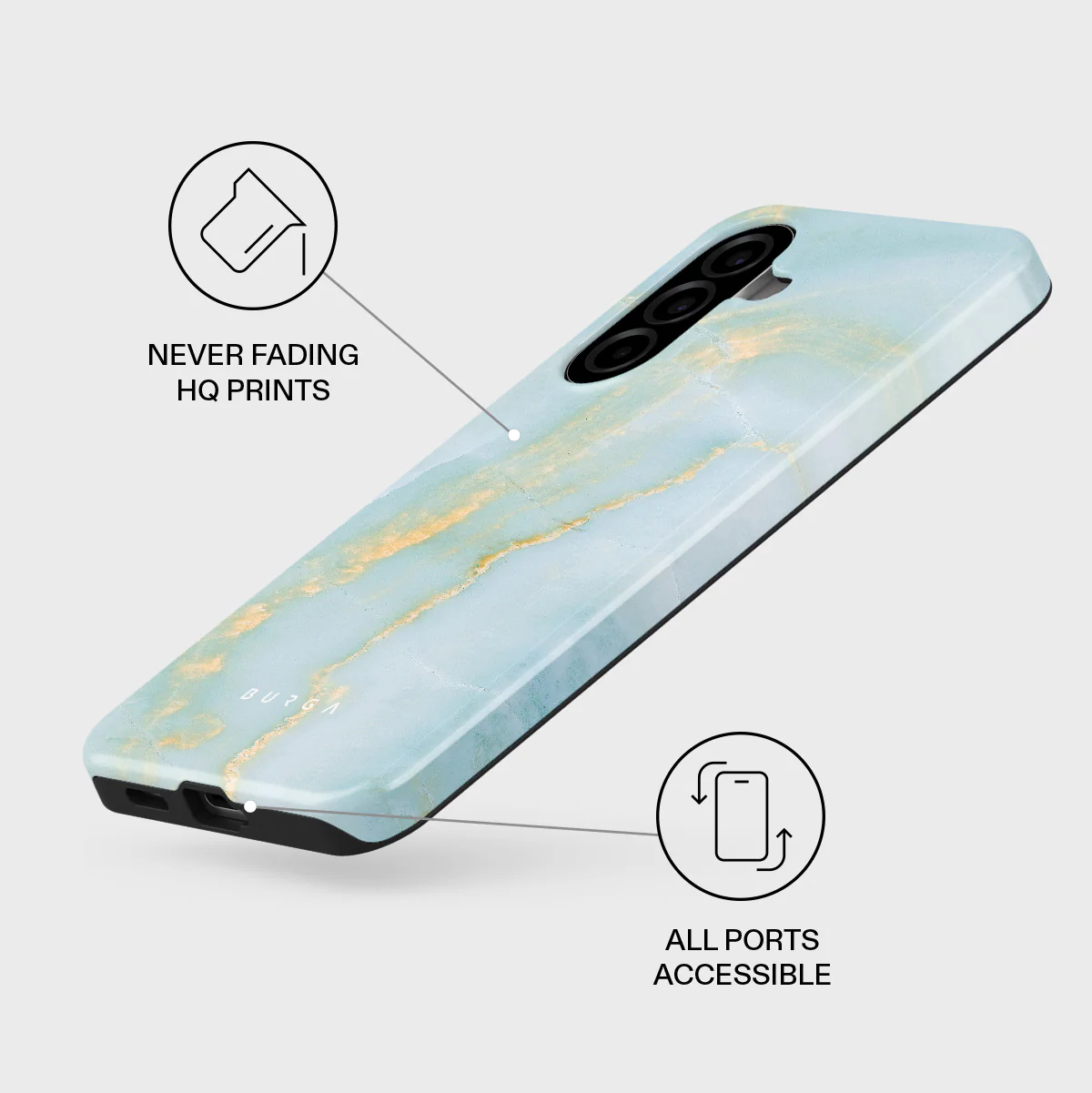 Sea Salt - Samsung Galaxy A57 5G Case - Image 3