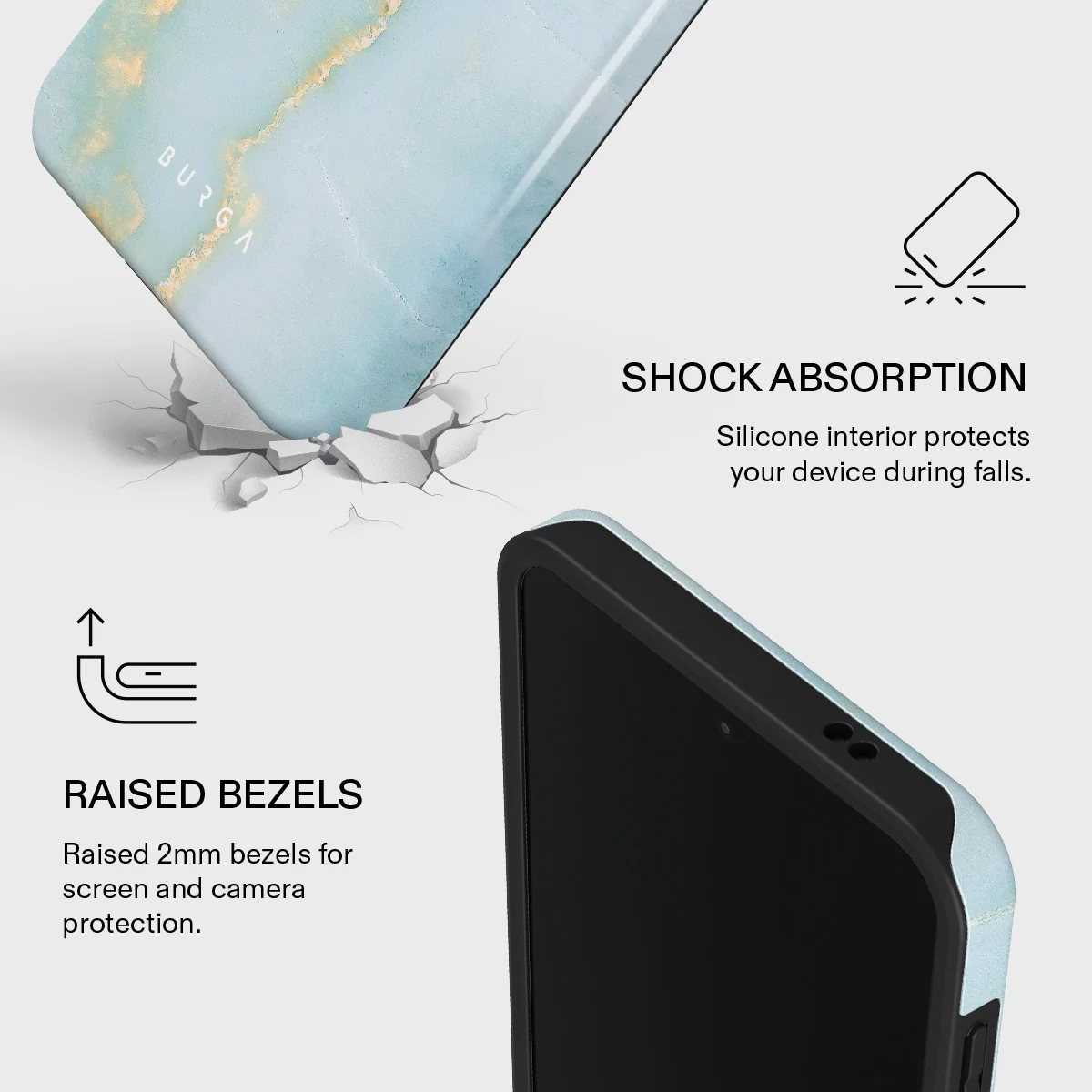 Sea Salt - Samsung Galaxy A57 5G Case - Image 4