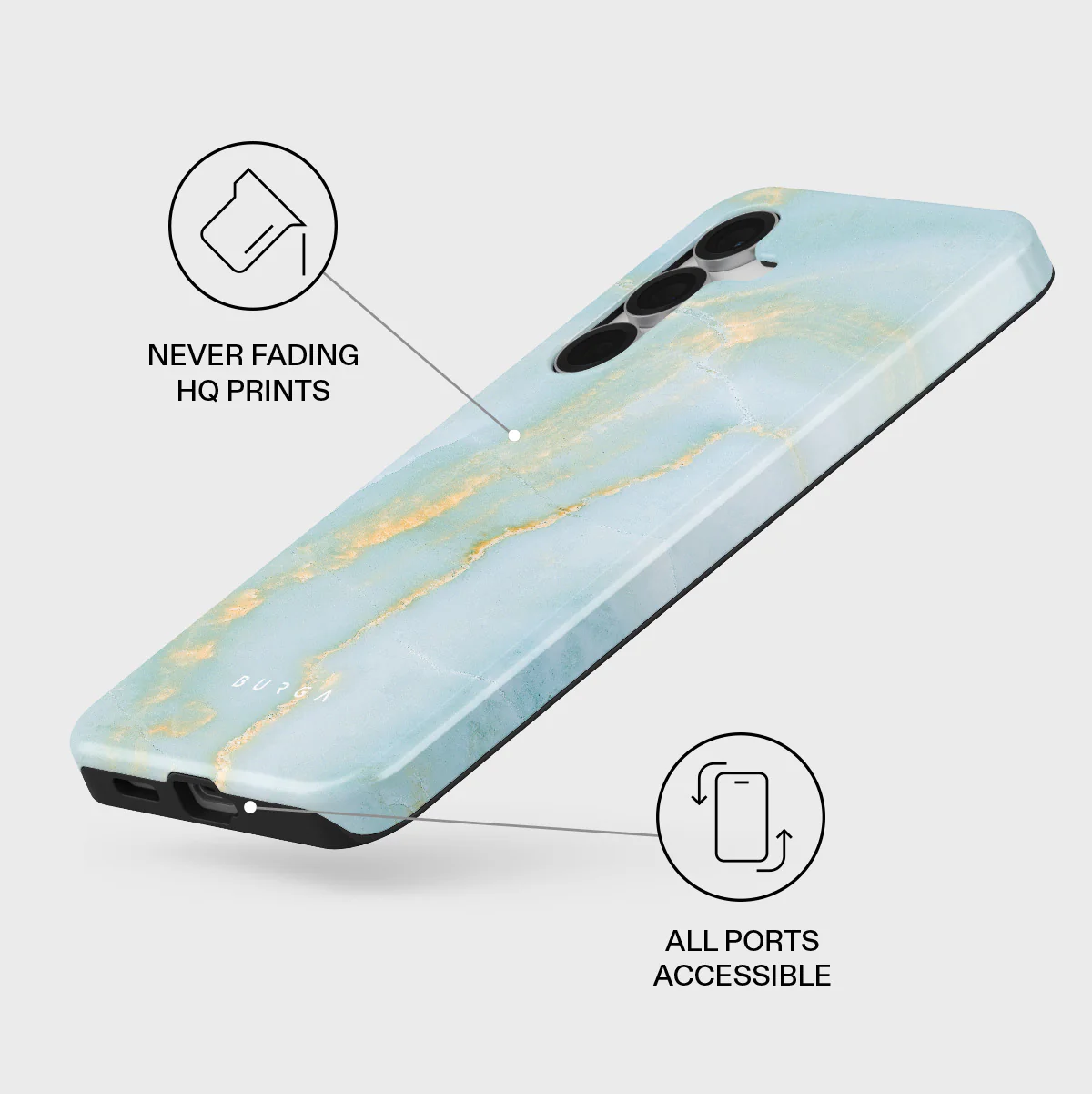 Sea Salt - Samsung Galaxy S25 FE Case - Image 3