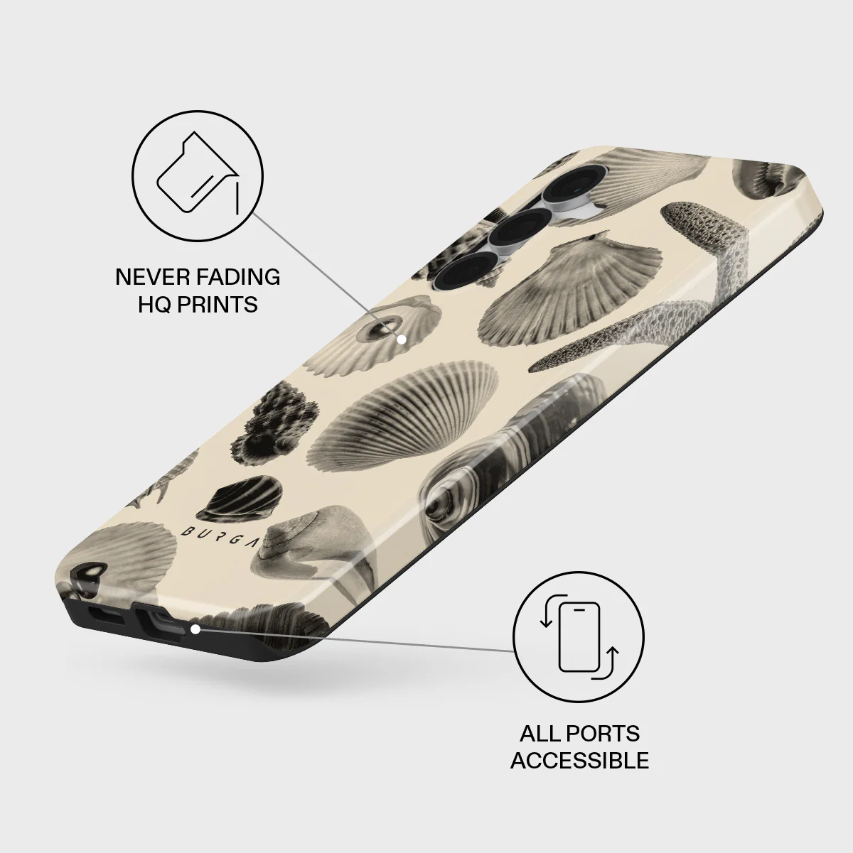 Shell Mosaic - Samsung Galaxy S25 FE Case - Image 3