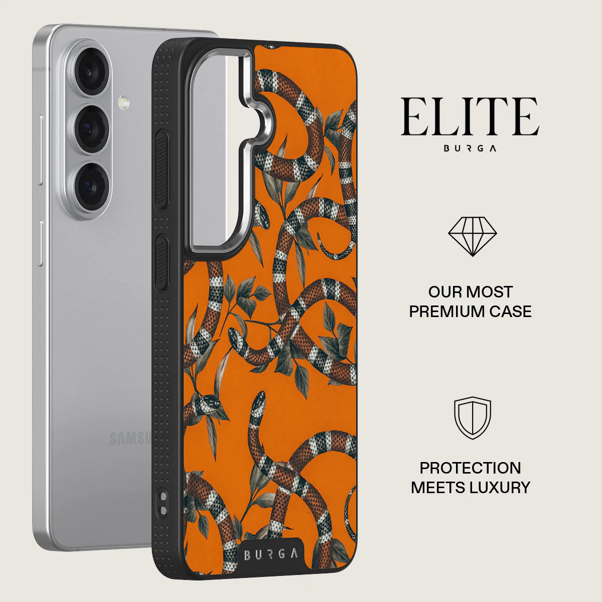 Bitter Apricot - Snake Samsung Galaxy S26 Case - Image 20