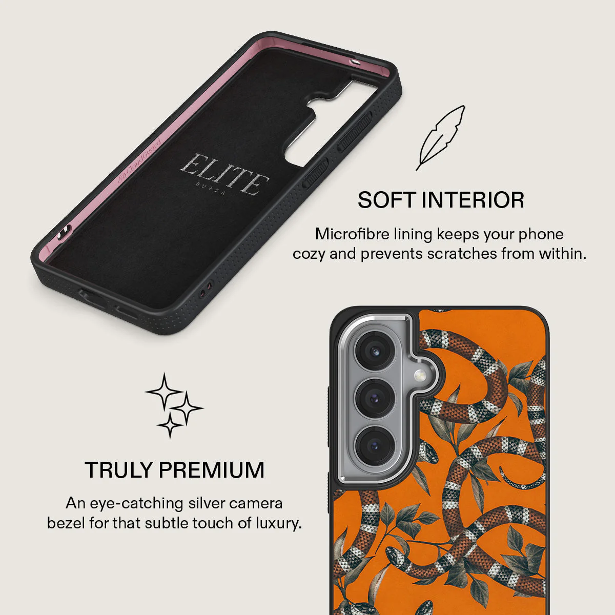 Bitter Apricot - Snake Samsung Galaxy S26 Case - Image 24