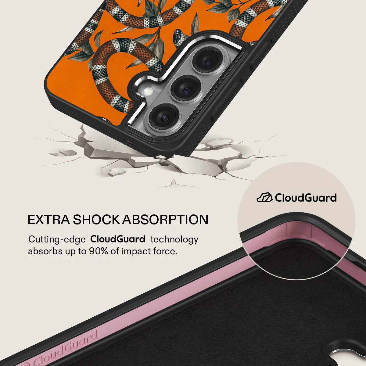 Bitter Apricot - Snake Samsung Galaxy S26 Plus Case - Image 14